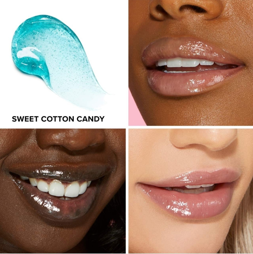 Too Faced Kissing Jelly Gloss/Oil - Sweet Cotton Candy (NIB)